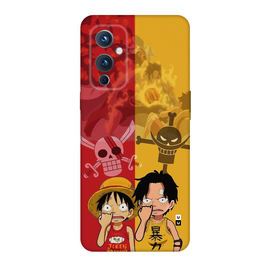 Luffy And Ace Back Case for OnePlus 9