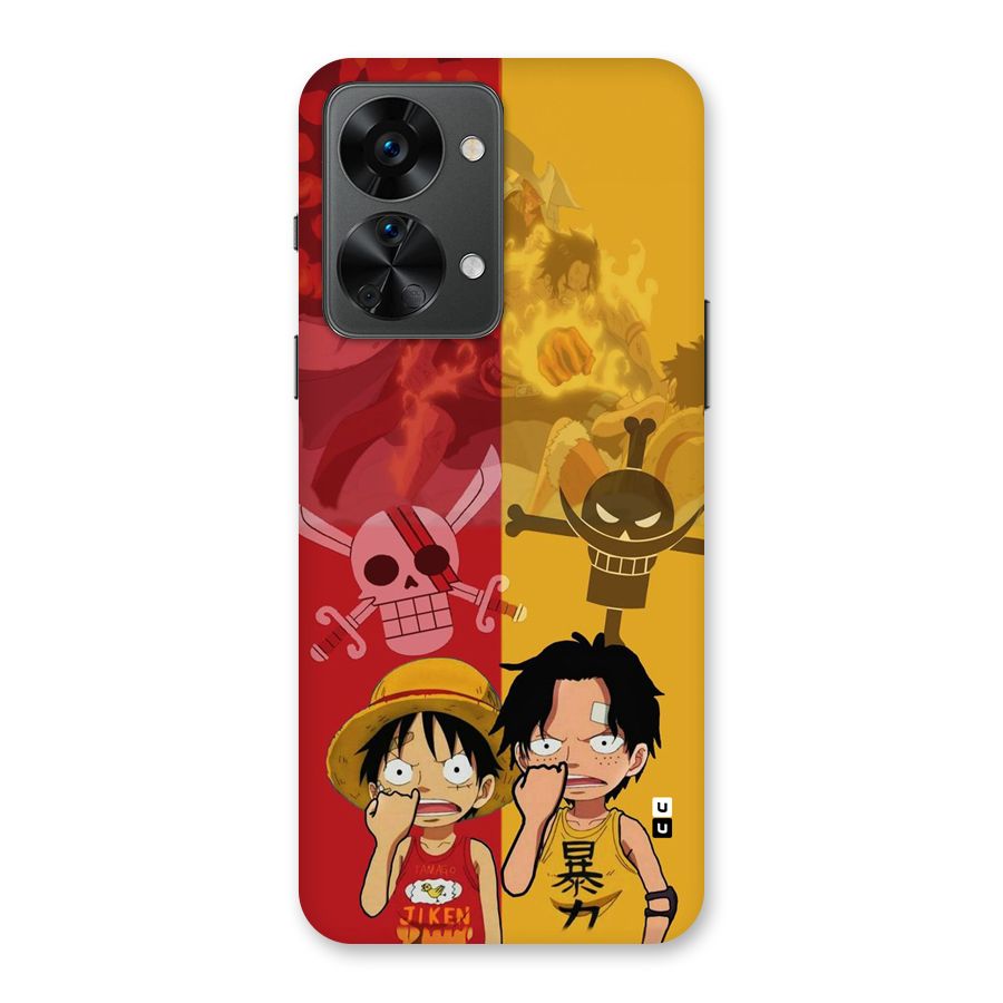 Luffy And Ace Back Case for OnePlus Nord 2T