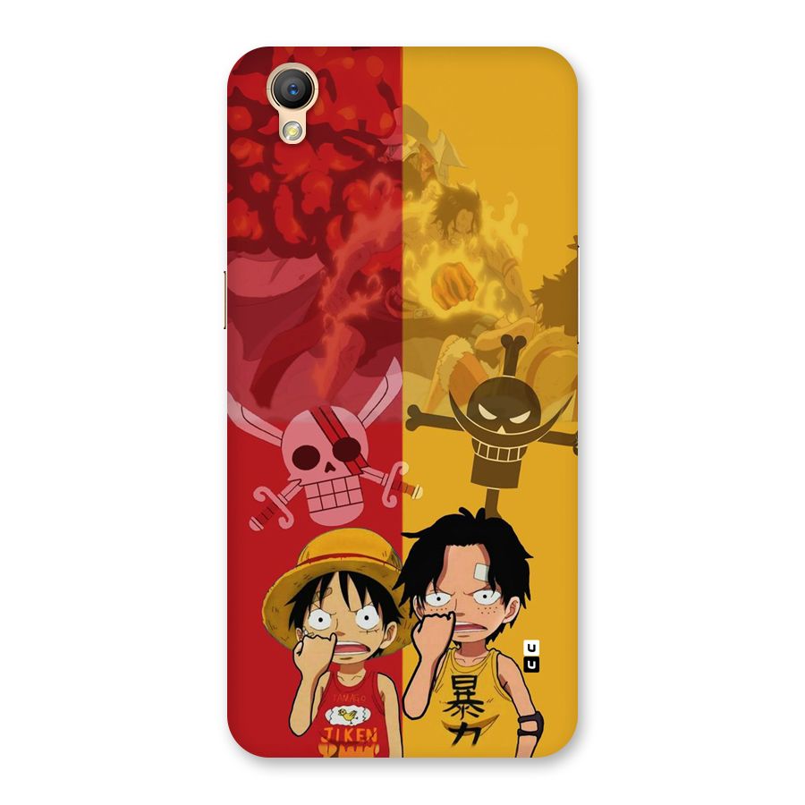 Luffy And Ace Back Case for Oppo A37