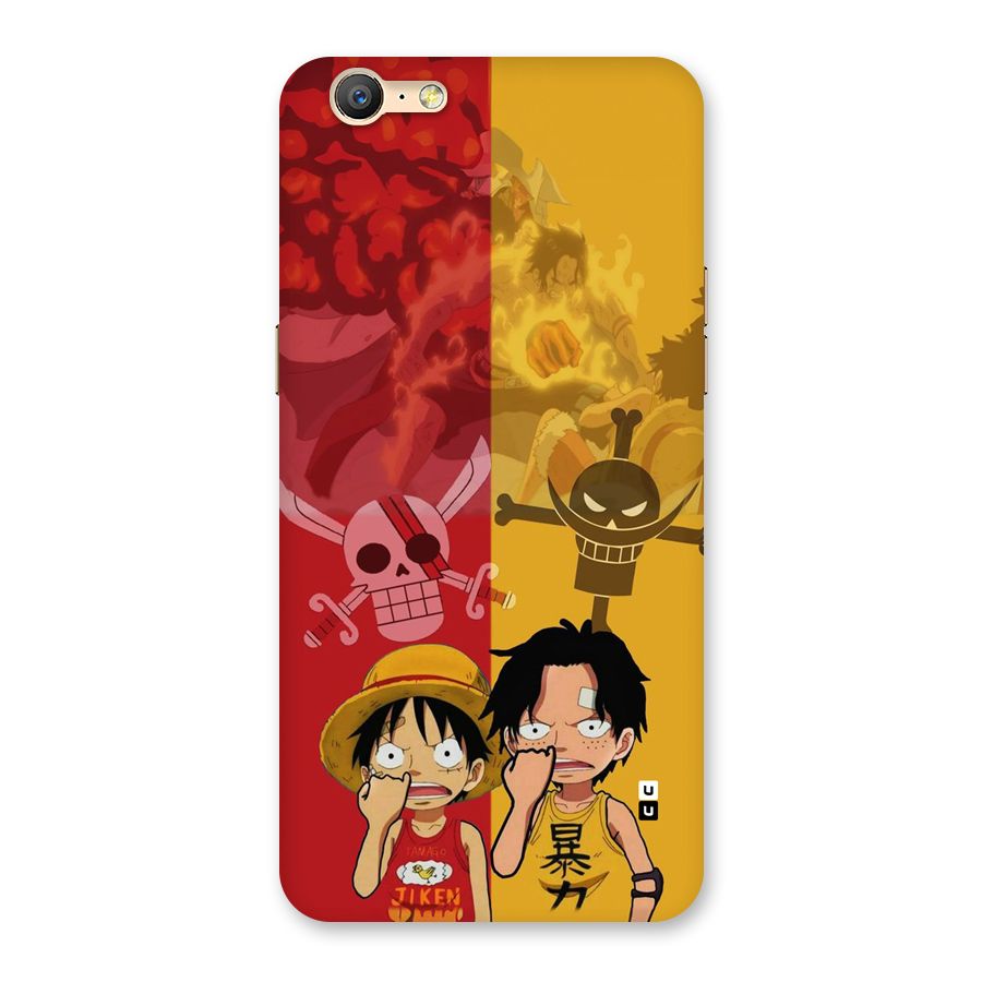 Luffy And Ace Back Case for Oppo A57