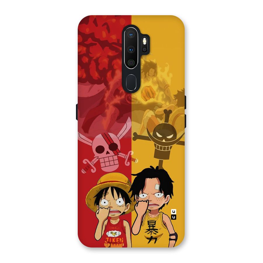 Luffy And Ace Back Case for Oppo A5 (2020)