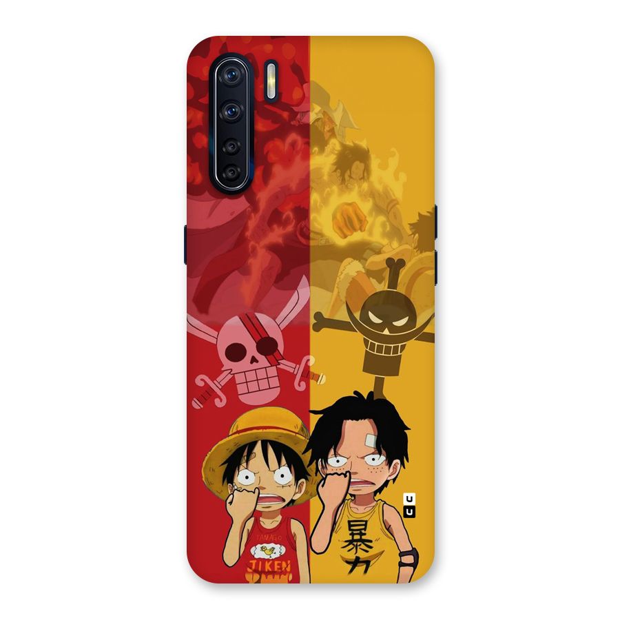 Luffy And Ace Back Case for Oppo F15