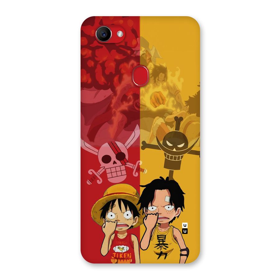 Luffy And Ace Back Case for Oppo F7