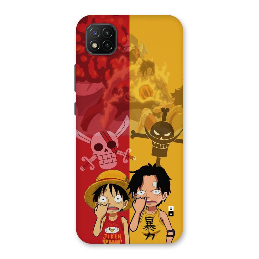 Luffy And Ace Back Case for Poco C3