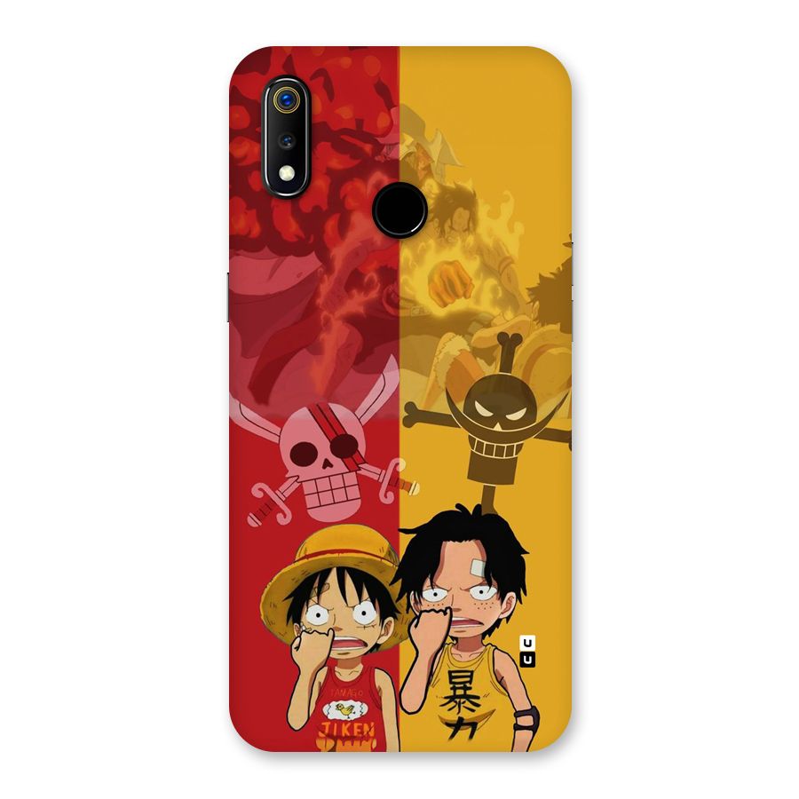Luffy And Ace Back Case for Realme 3