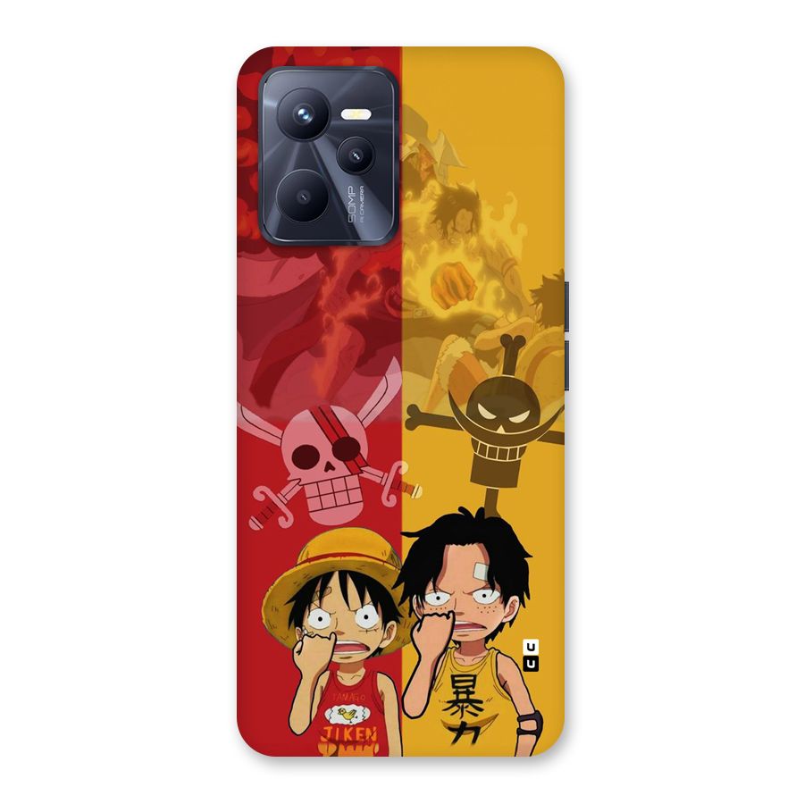 Luffy And Ace Back Case for Realme C35