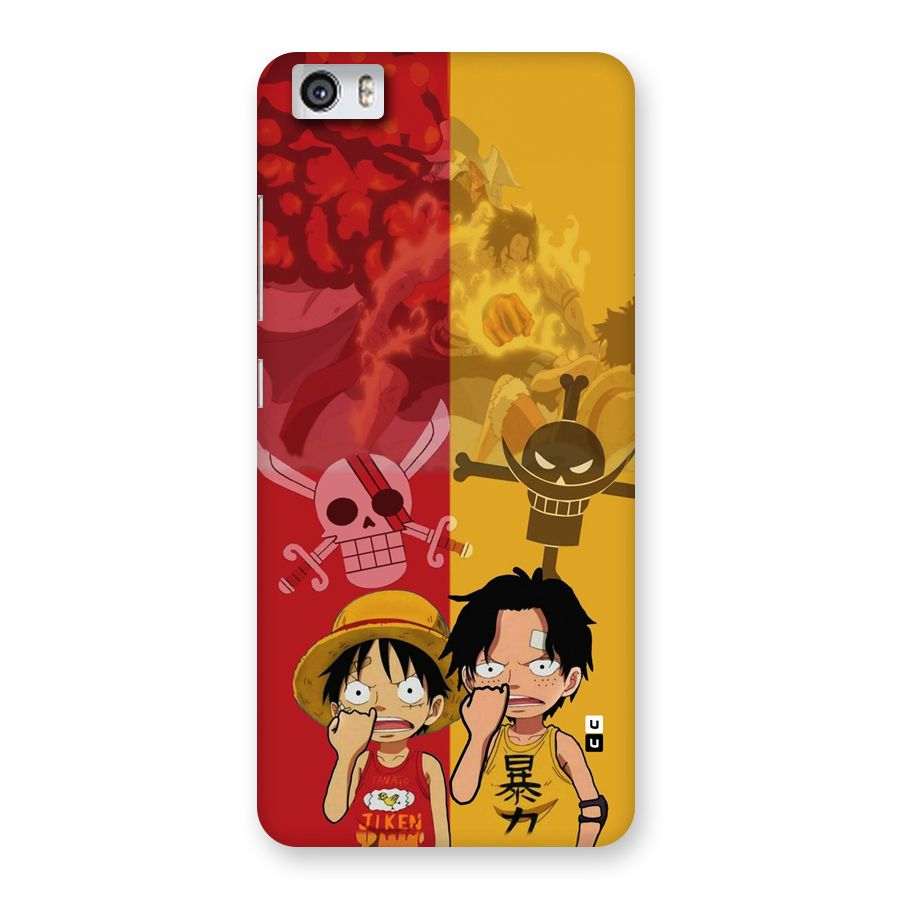 Luffy And Ace Back Case for Redmi Mi 5