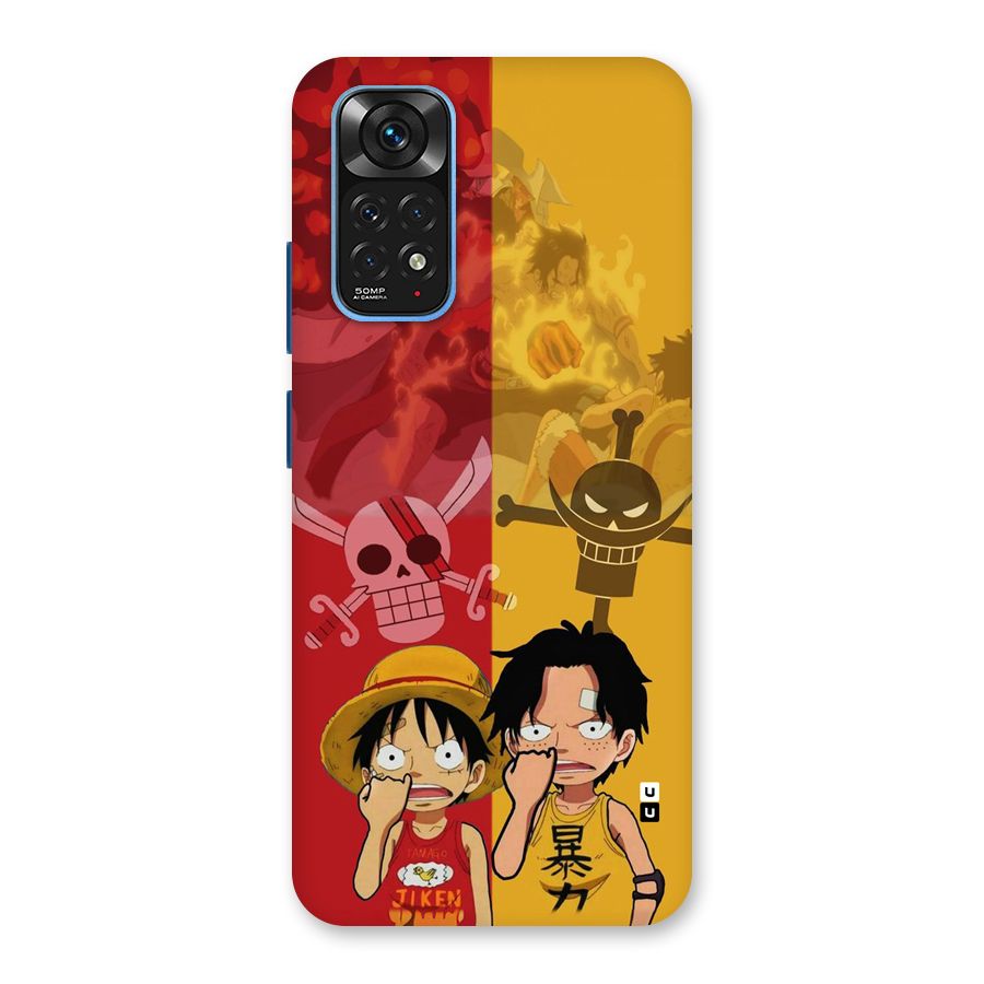Luffy And Ace Back Case for Redmi Note 11S