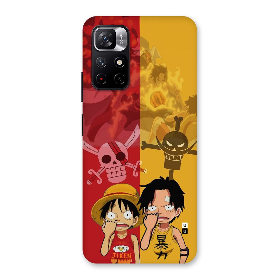 Luffy And Ace Back Case for Redmi Note 11T 5G