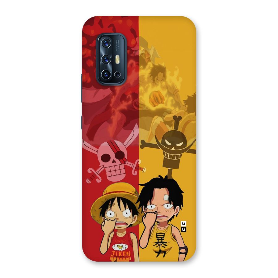 Luffy And Ace Back Case for Vivo V17