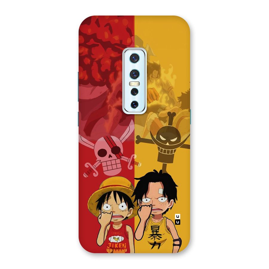 Luffy And Ace Back Case for Vivo V17 Pro