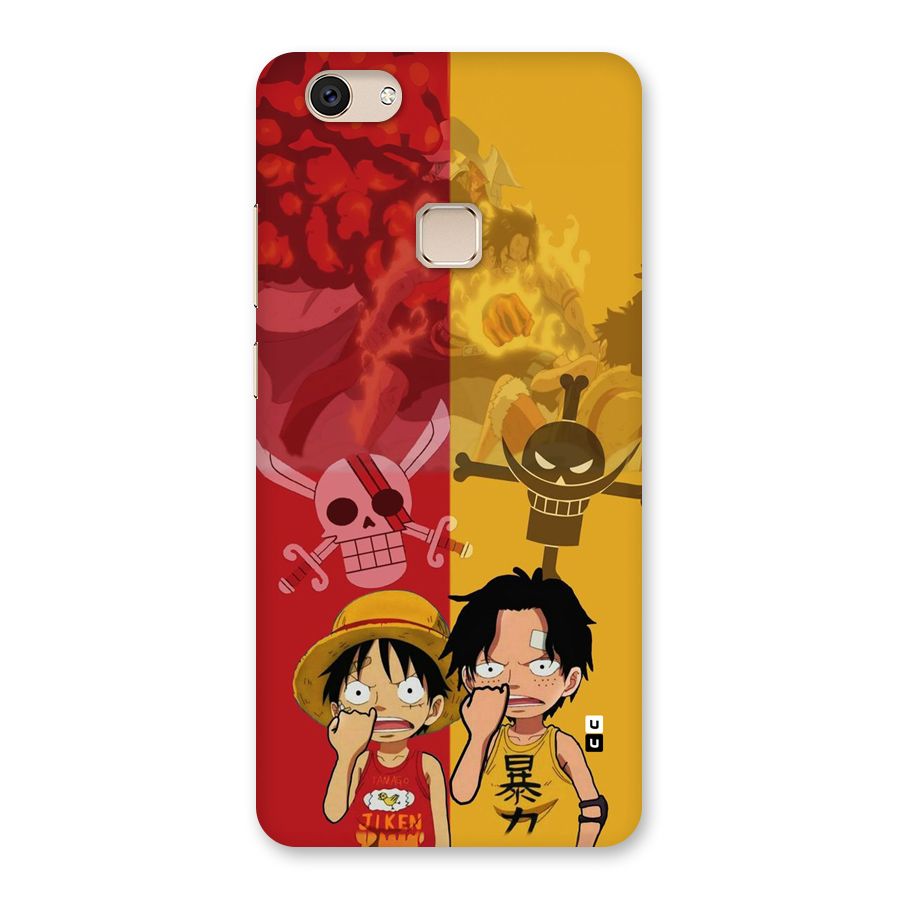 Luffy And Ace Back Case for Vivo V7