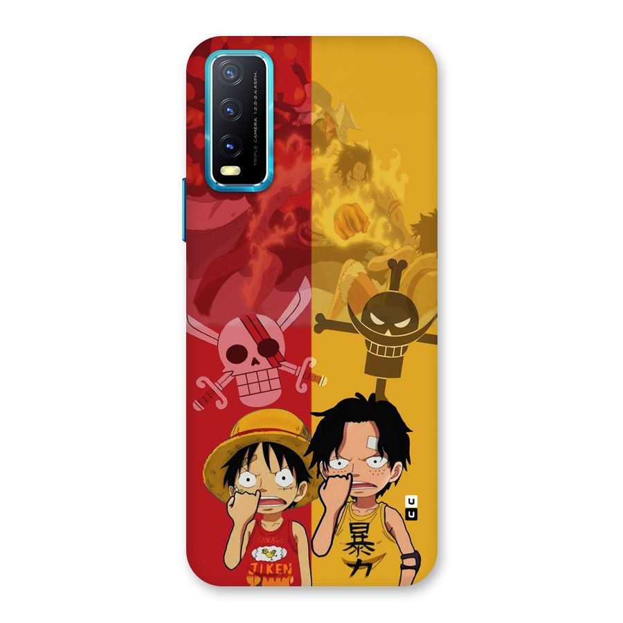 Luffy And Ace Back Case for Vivo Y20G