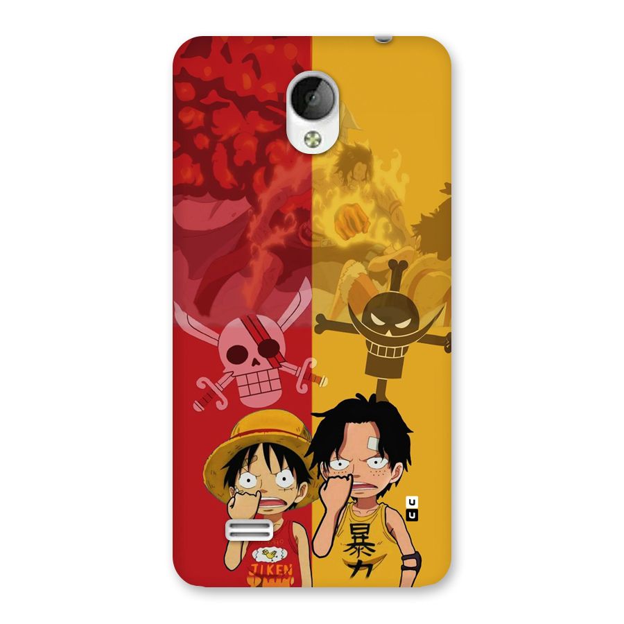 Luffy And Ace Back Case for Vivo Y21