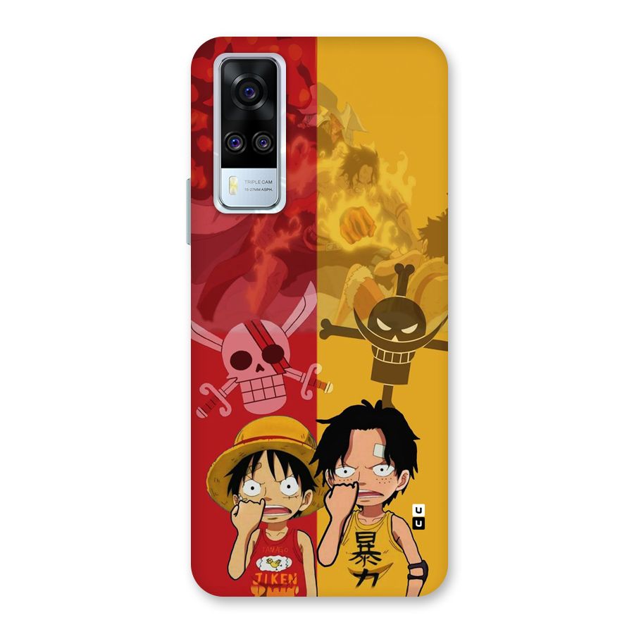Luffy And Ace Back Case for Vivo Y31