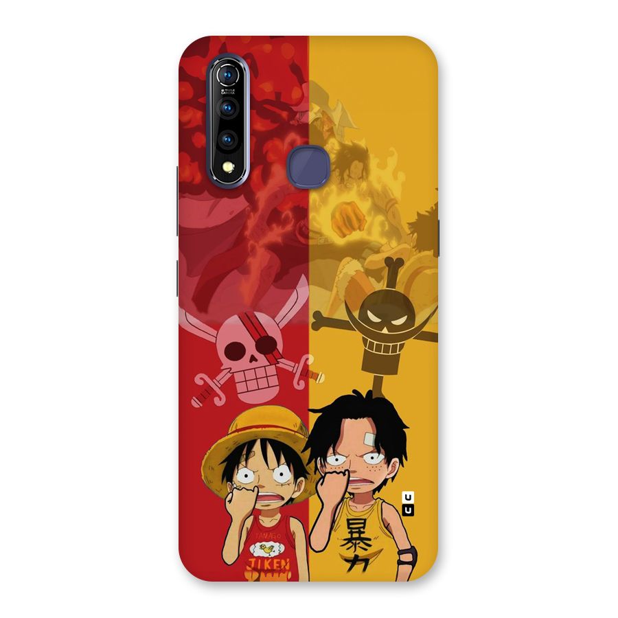 Luffy And Ace Back Case for Vivo Z1 Pro
