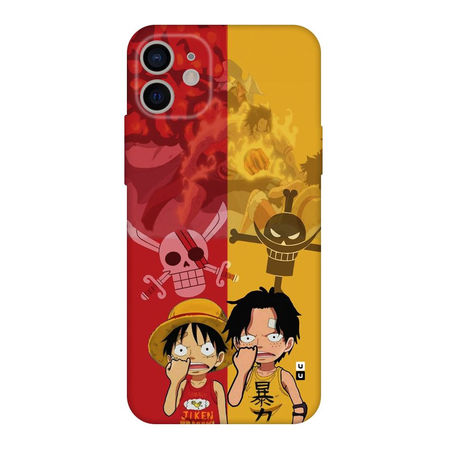 Luffy And Ace Back Case for iPhone 11