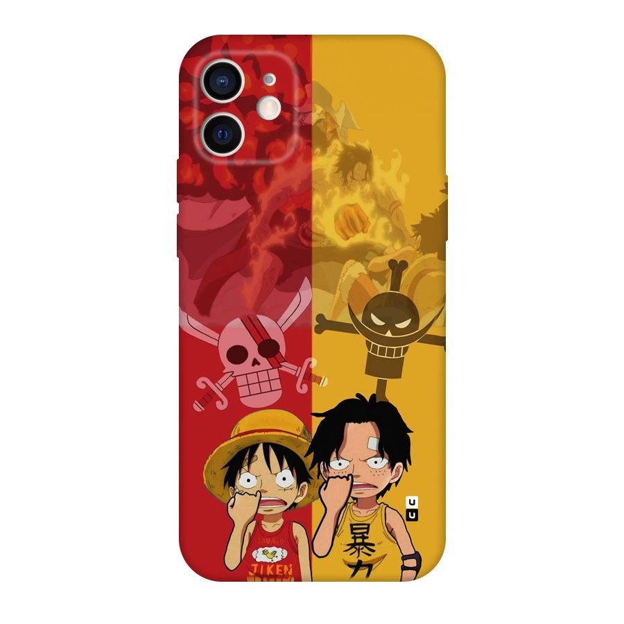 Luffy And Ace Back Case for iPhone 12