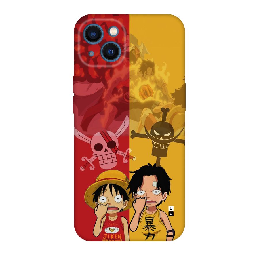 Luffy And Ace Back Case for iPhone 13