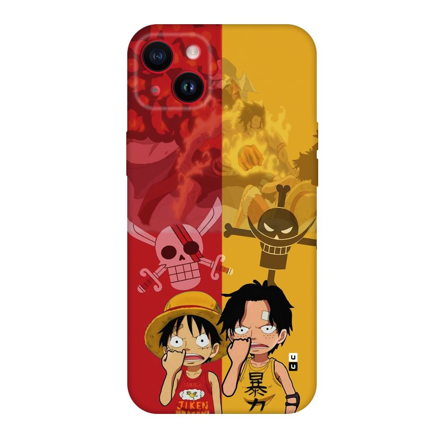 Luffy And Ace Back Case for iPhone 14 Plus