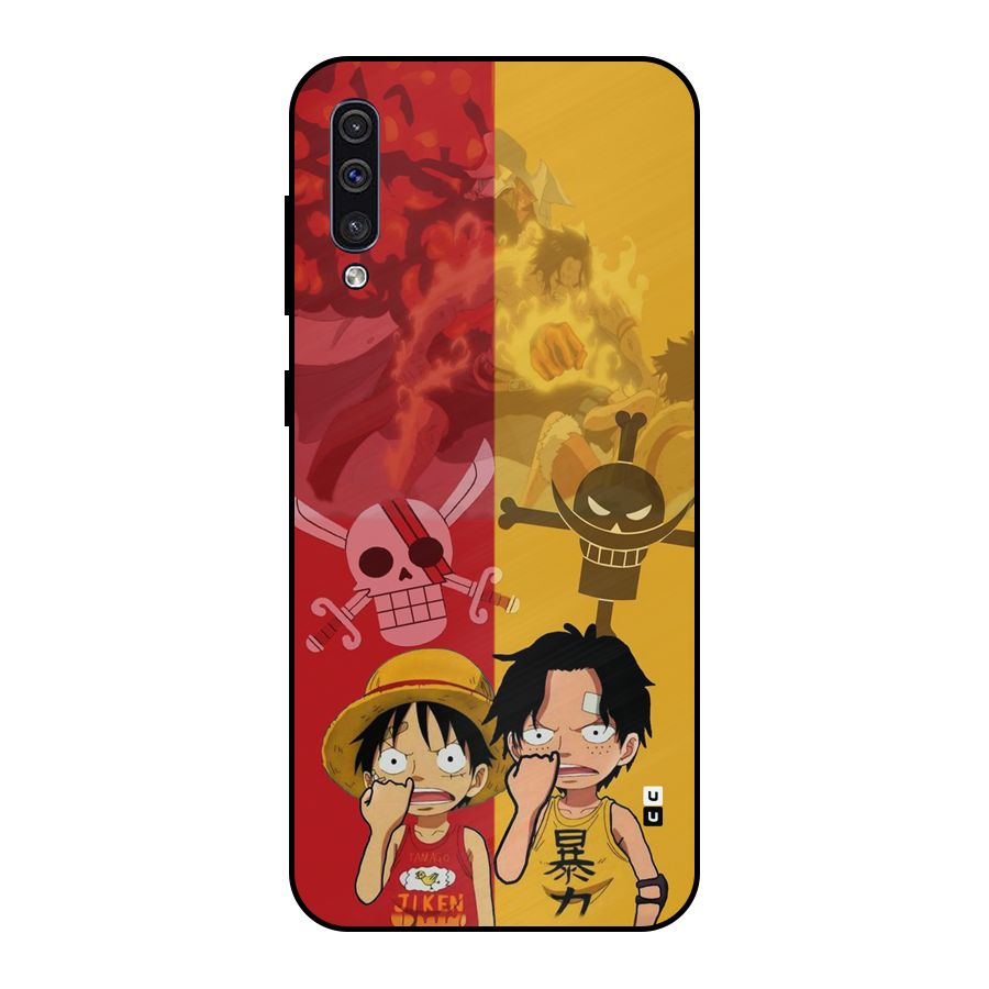 Luffy And Ace Metal Back Case for Galaxy A50s