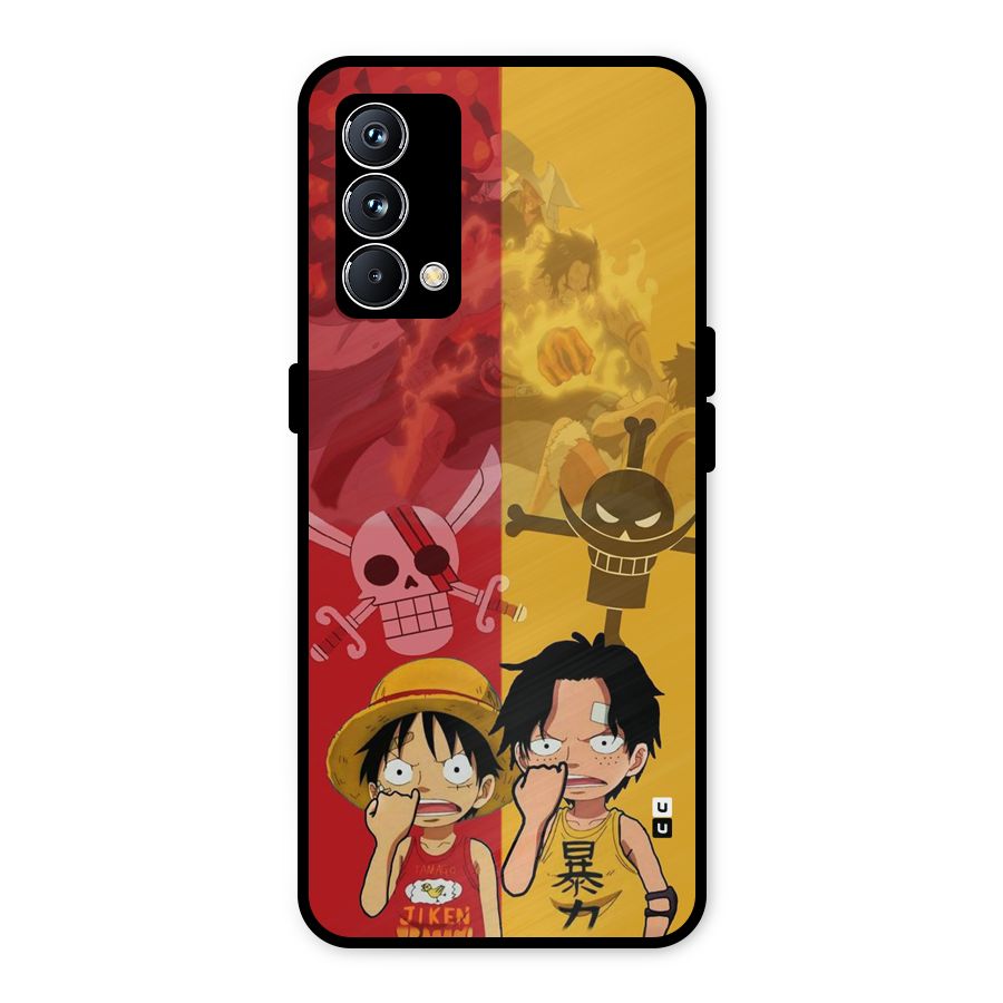Luffy And Ace Metal Back Case for Realme GT Master Edition