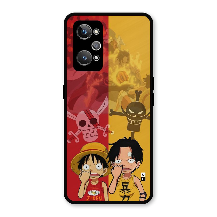 Luffy And Ace Metal Back Case for Realme GT Neo 3T