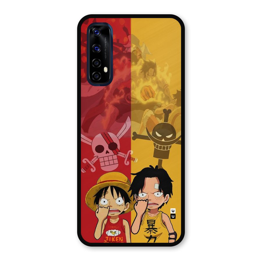 Luffy And Ace Metal Back Case for Realme Narzo 20 Pro