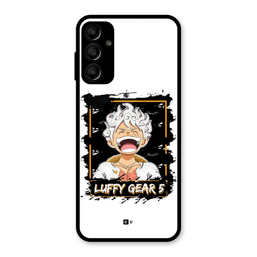 Luffy Gear 5 Glass Back Case for Galaxy A14 5G