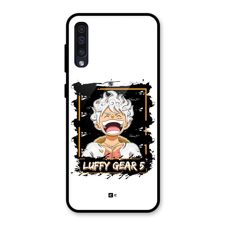 Luffy Gear 5 Glass Back Case for Galaxy A50