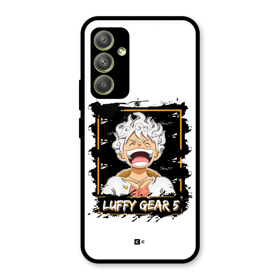 Luffy Gear 5 Glass Back Case for Galaxy A54