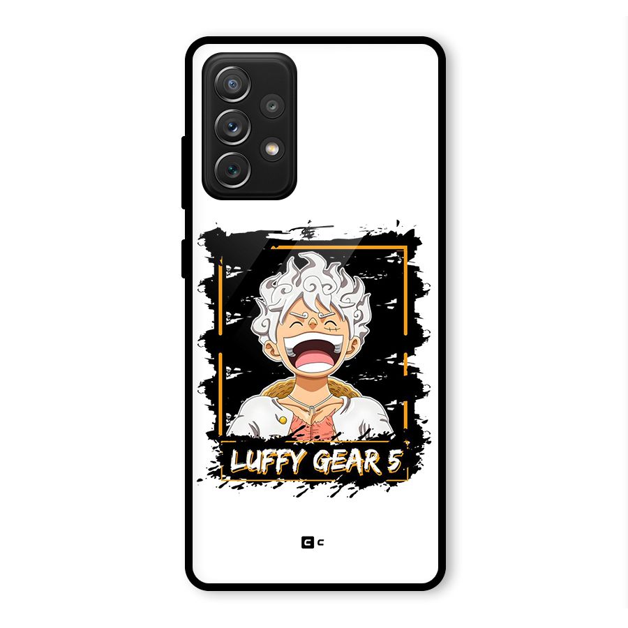 Luffy Gear 5 Glass Back Case for Galaxy A72