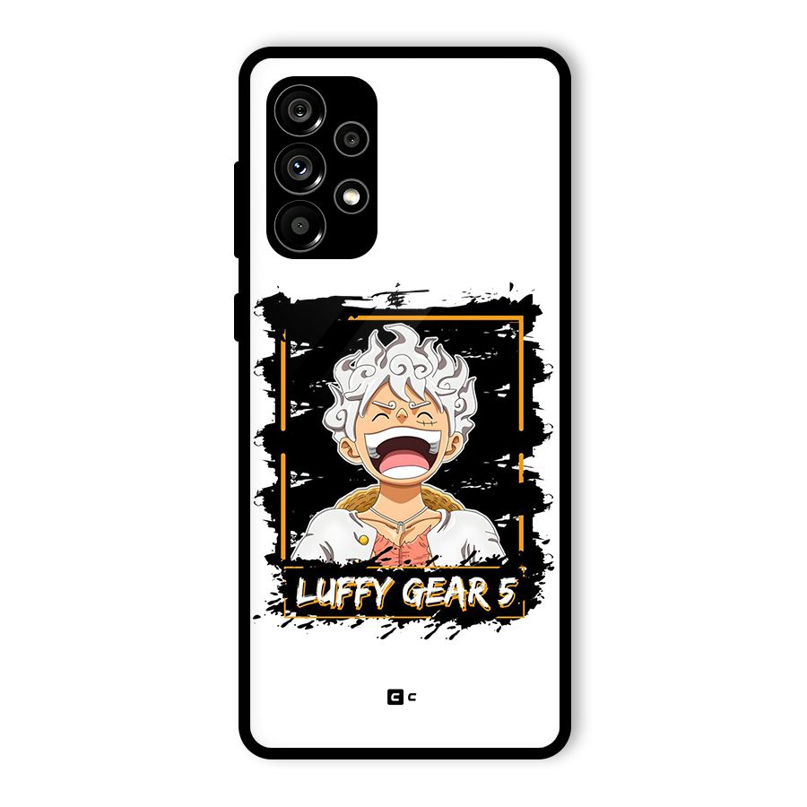 Luffy Gear 5 Glass Back Case for Galaxy A73 5G