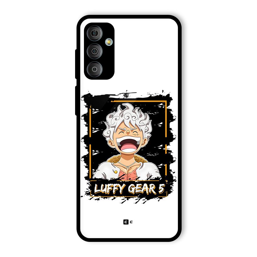 Luffy Gear 5 Glass Back Case for Galaxy F23