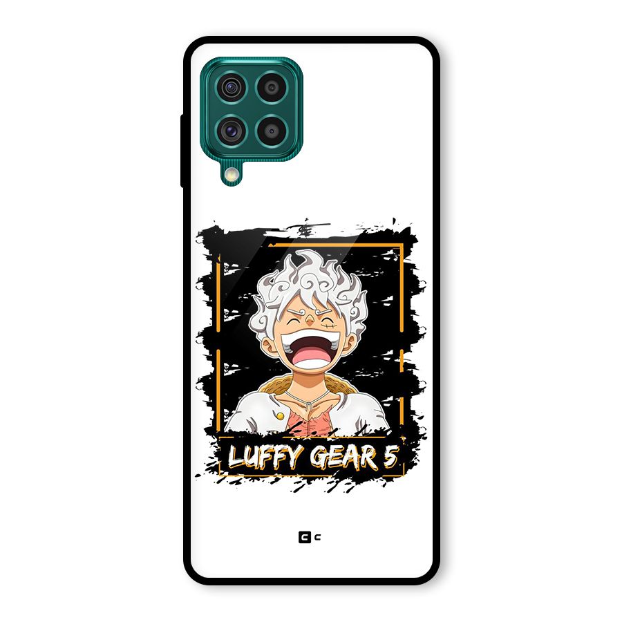 Luffy Gear 5 Glass Back Case for Galaxy F62
