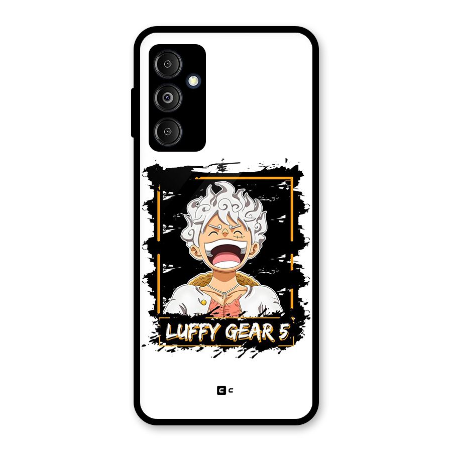 Luffy Gear 5 Glass Back Case for Galaxy M14 5G