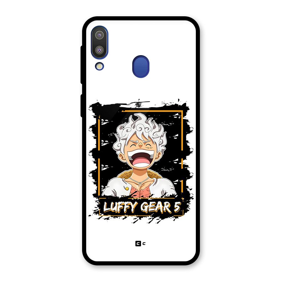 Luffy Gear 5 Glass Back Case for Galaxy M20