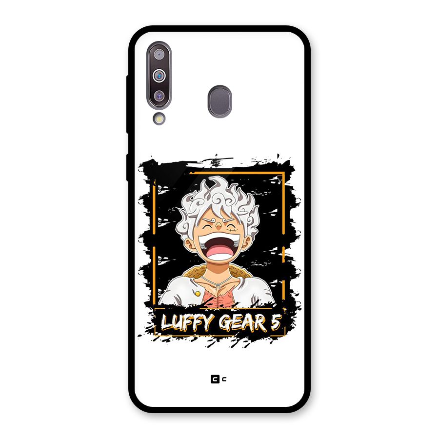 Luffy Gear 5 Glass Back Case for Galaxy M30