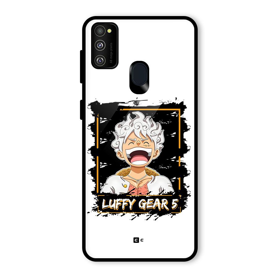 Luffy Gear 5 Glass Back Case for Galaxy M30s