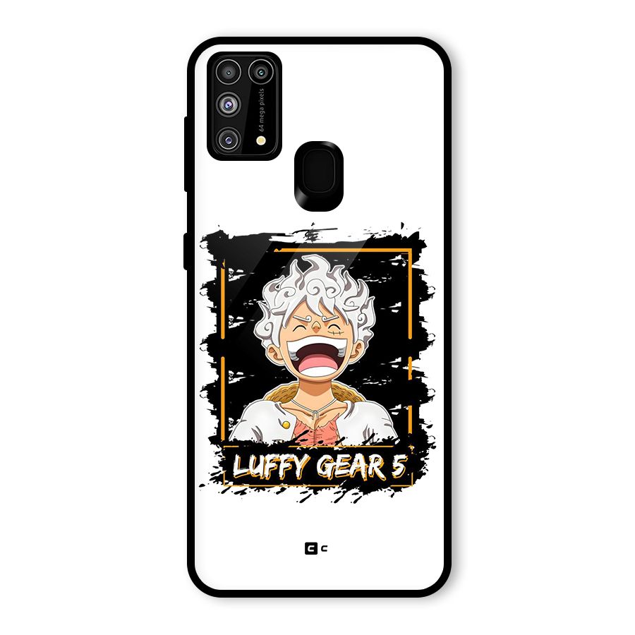Luffy Gear 5 Glass Back Case for Galaxy M31