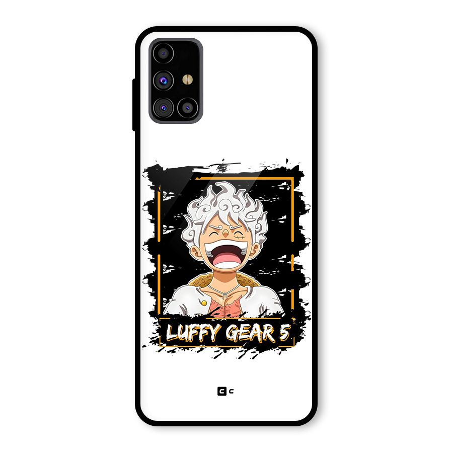 Luffy Gear 5 Glass Back Case for Galaxy M31s