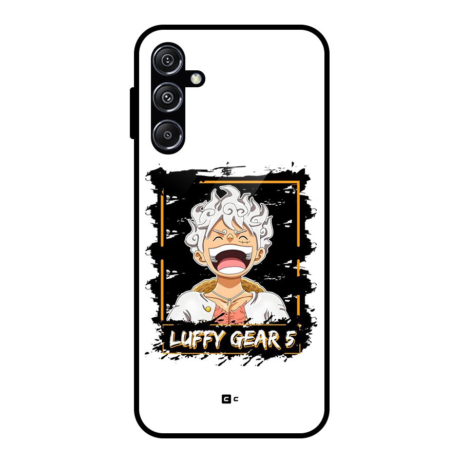 Luffy Gear 5 Glass Back Case for Galaxy M34 5G