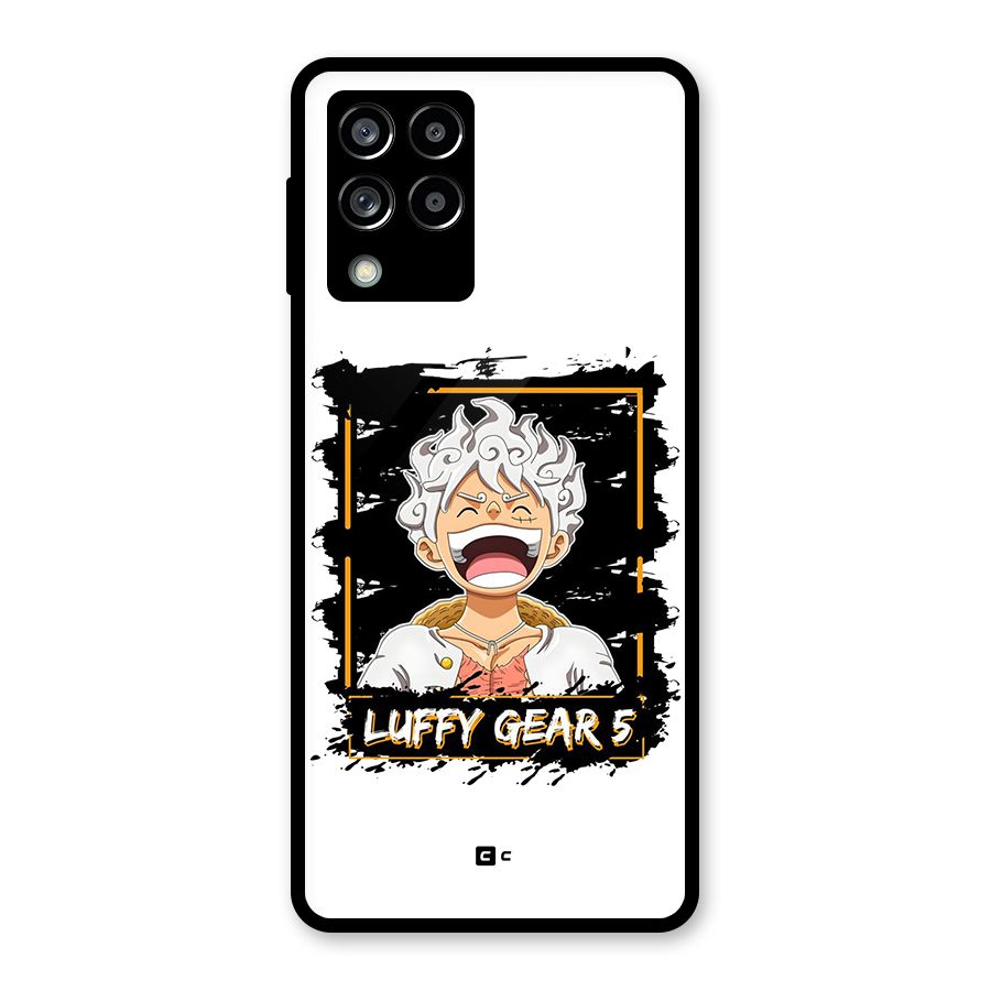 Luffy Gear 5 Glass Back Case for Galaxy M53 5G