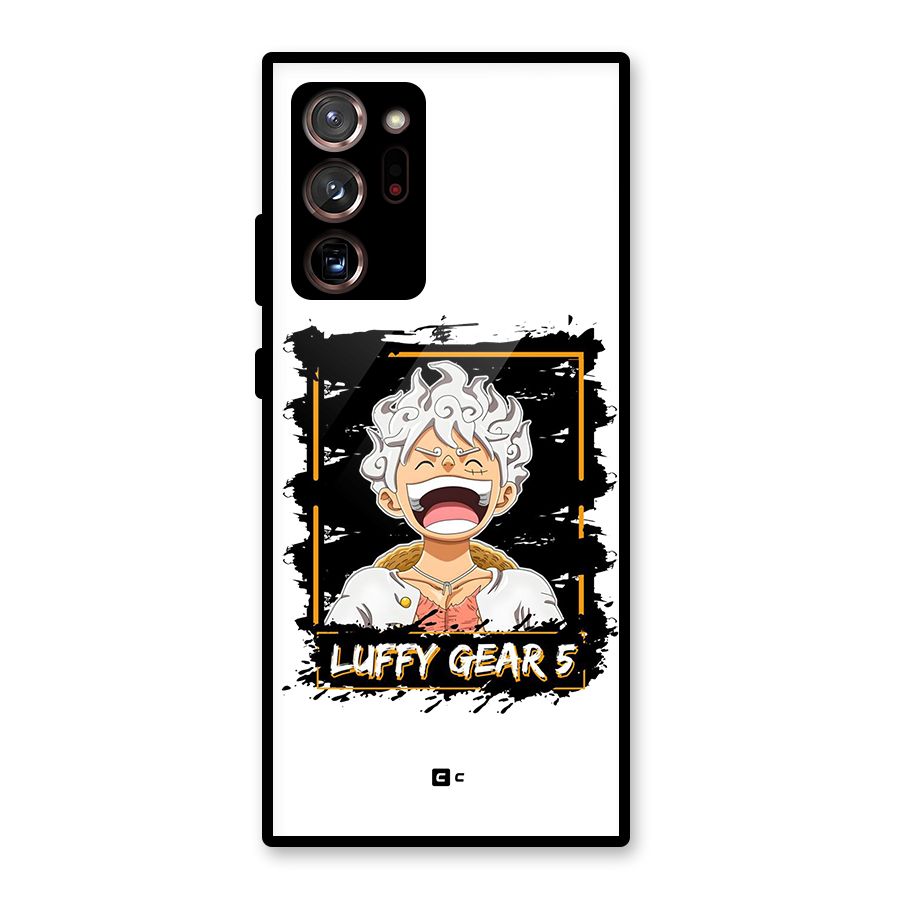 Luffy Gear 5 Glass Back Case for Galaxy Note 20 Ultra