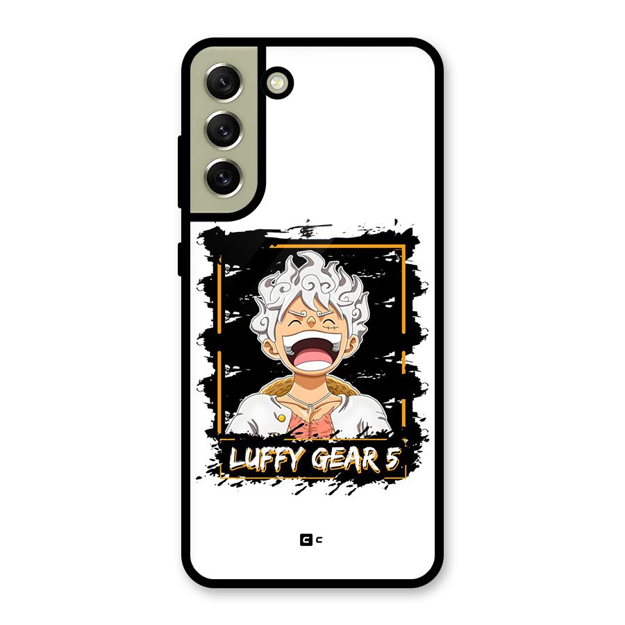 Luffy Gear 5 Glass Back Case for Galaxy S21 FE 5G