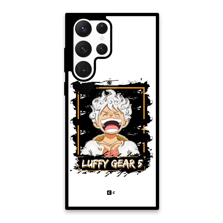 Luffy Gear 5 Glass Back Case for Galaxy S22 Ultra 5G