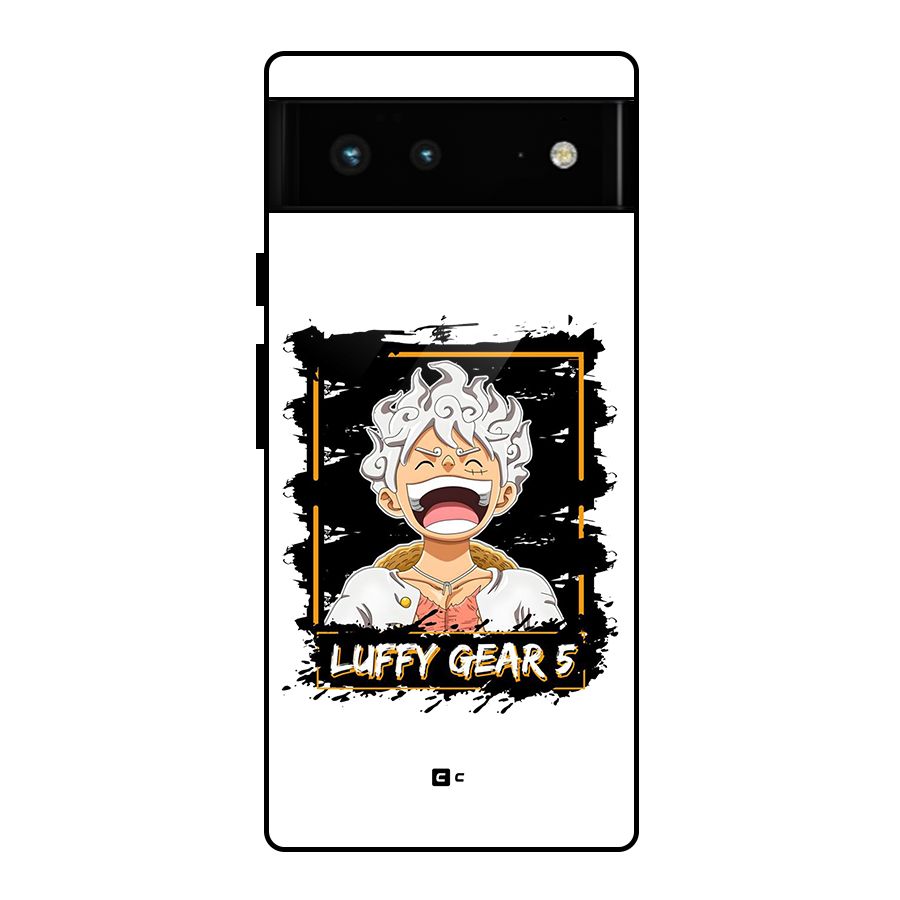 Luffy Gear 5 Glass Back Case for Google Pixel 6