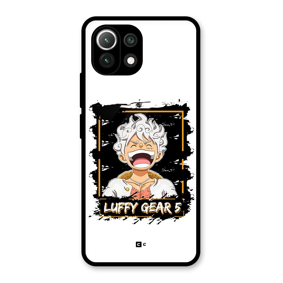 Luffy Gear 5 Glass Back Case for Mi 11 Lite