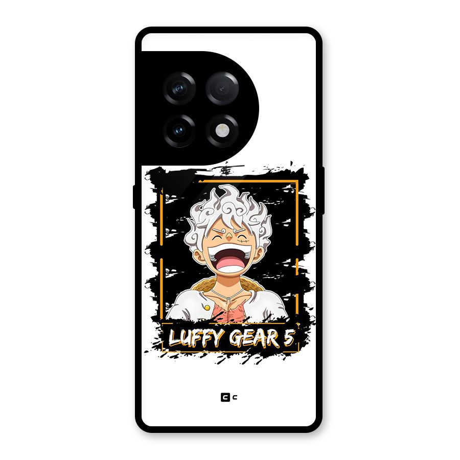 Luffy Gear 5 Glass Back Case for OnePlus 11R