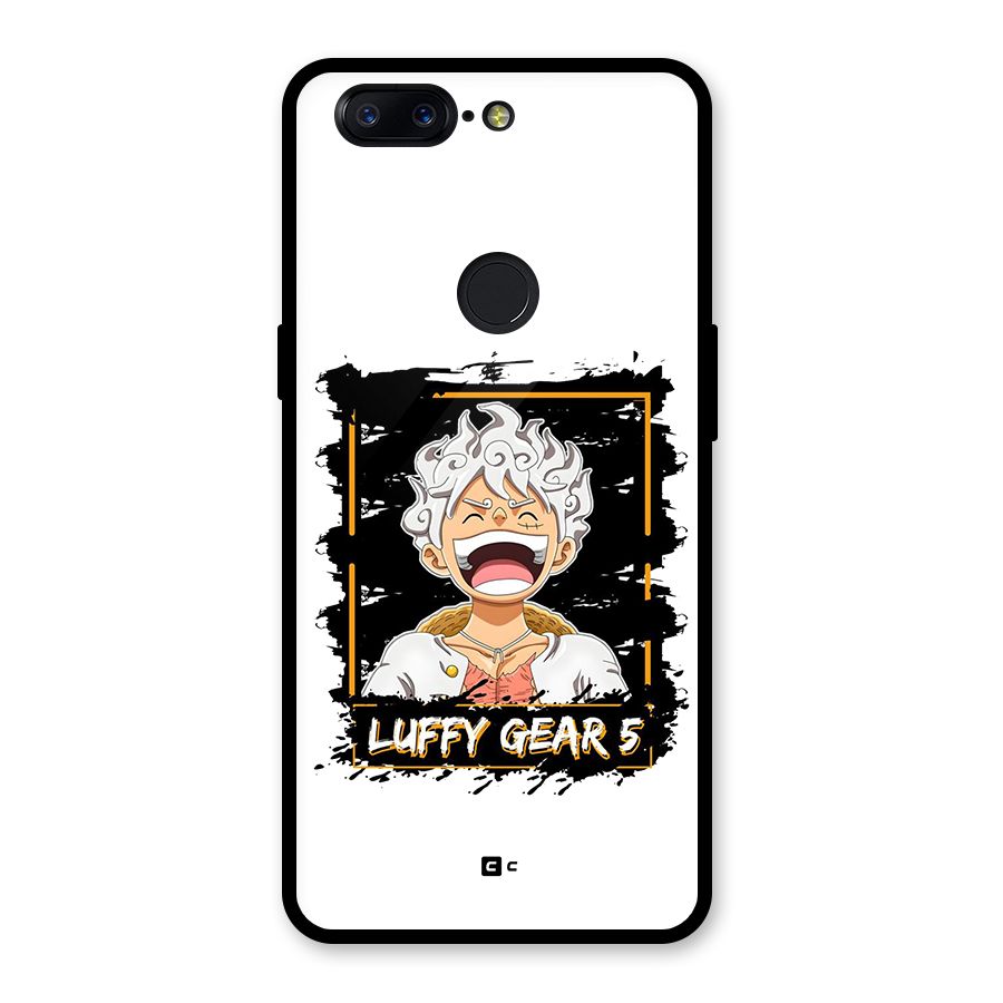 Luffy Gear 5 Glass Back Case for OnePlus 5T
